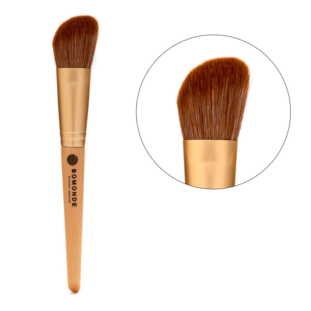 3-Piece Vegan Brush Set | Contour & Eyes Essentials in Eco Hessian Bag-2