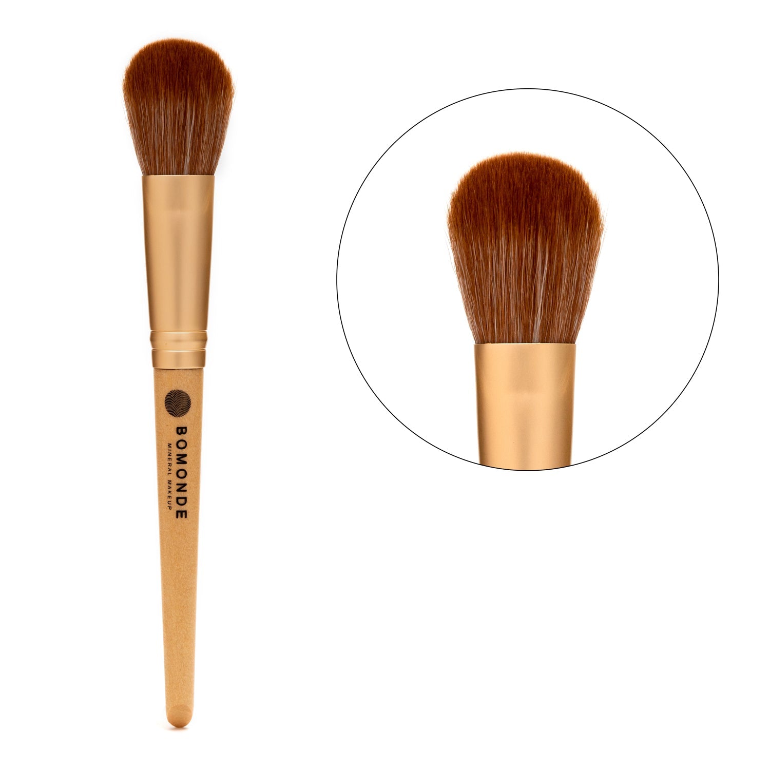 Vegan 9-Piece Makeup Brush Set | Complete Eco-Luxury Collection in Hessian Bag-4