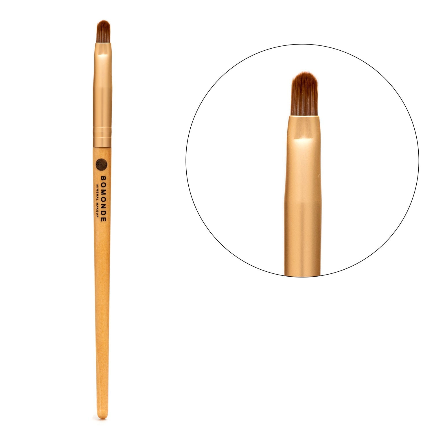 Vegan 3-Piece Eyeshadow Brush Set | Eco-Luxury Blending & Application in Hessian Bag-3