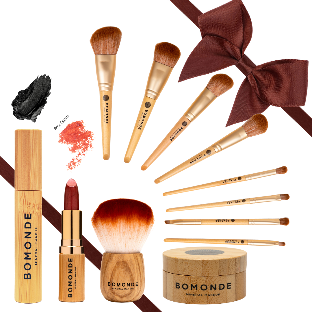 The Ultimate Bomonde Christmas Mineral Makeup Set | Vegan, Toxin-Free, Clean Beauty Gift Collection-0