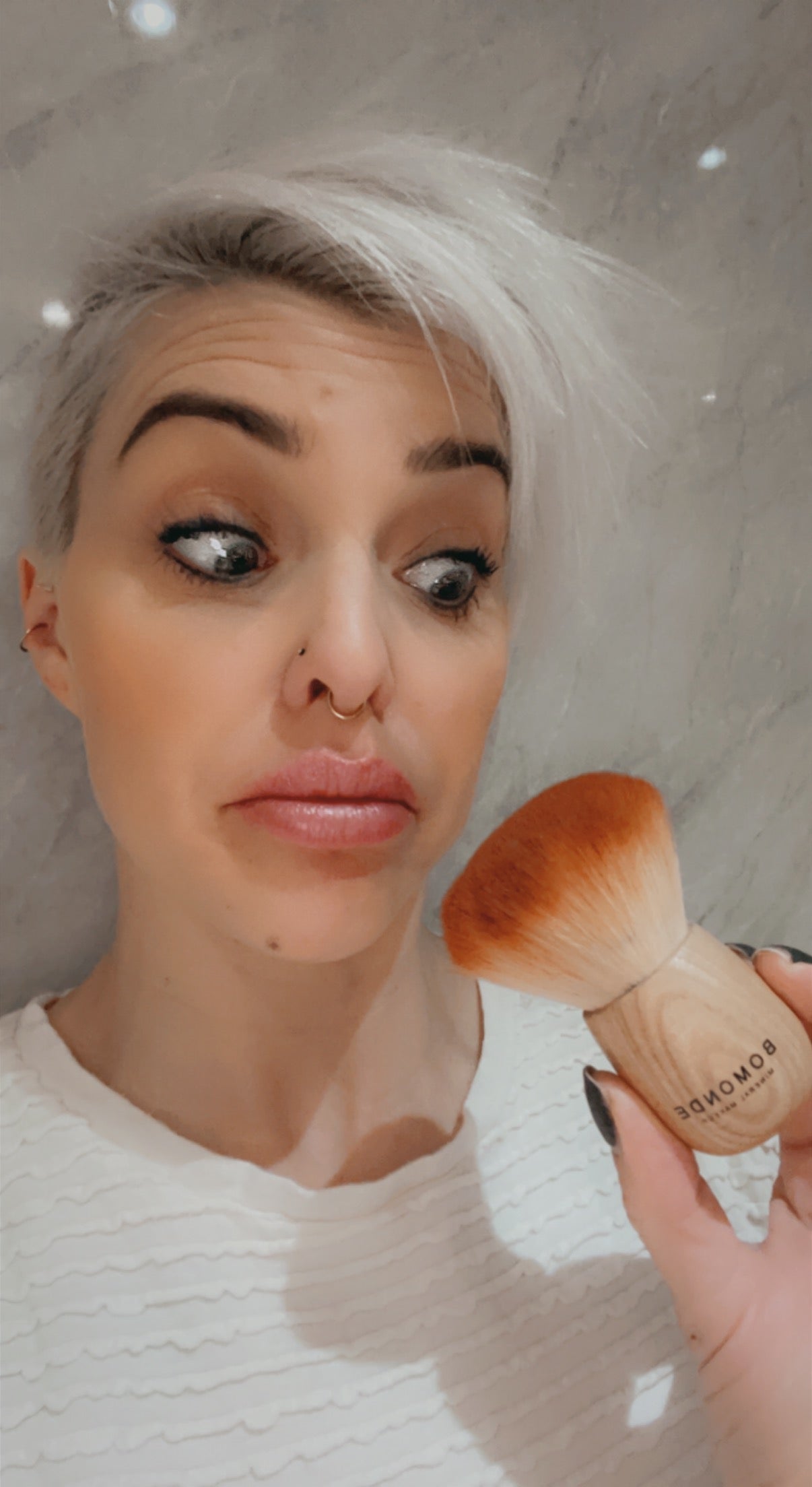Giant Vegan Kabuki Brush | Soft, Hygienic & Effortless Application-2