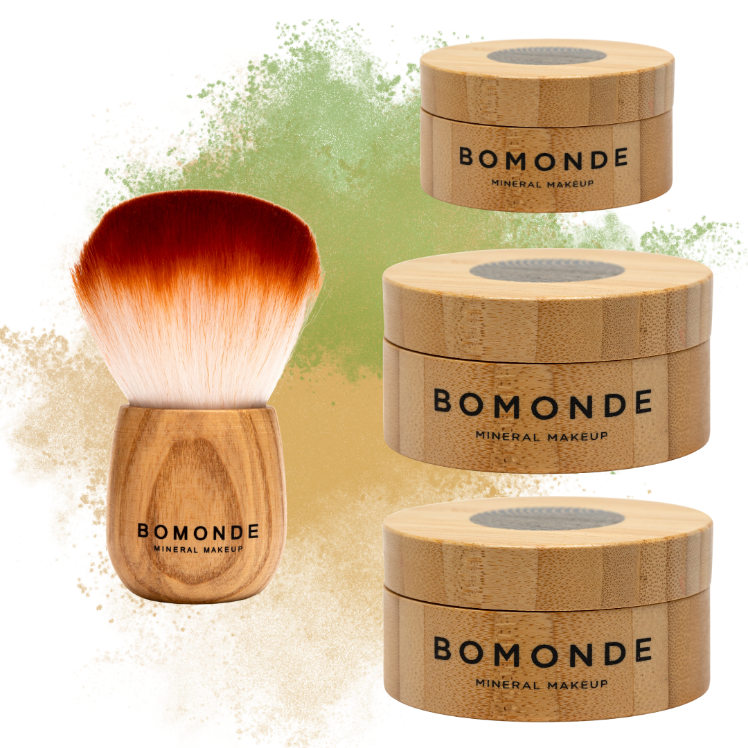 Bomonde Mineral Makeup Teenager Starter Collection | Natural, Toxin-Free Makeup for Healthy Skin-0